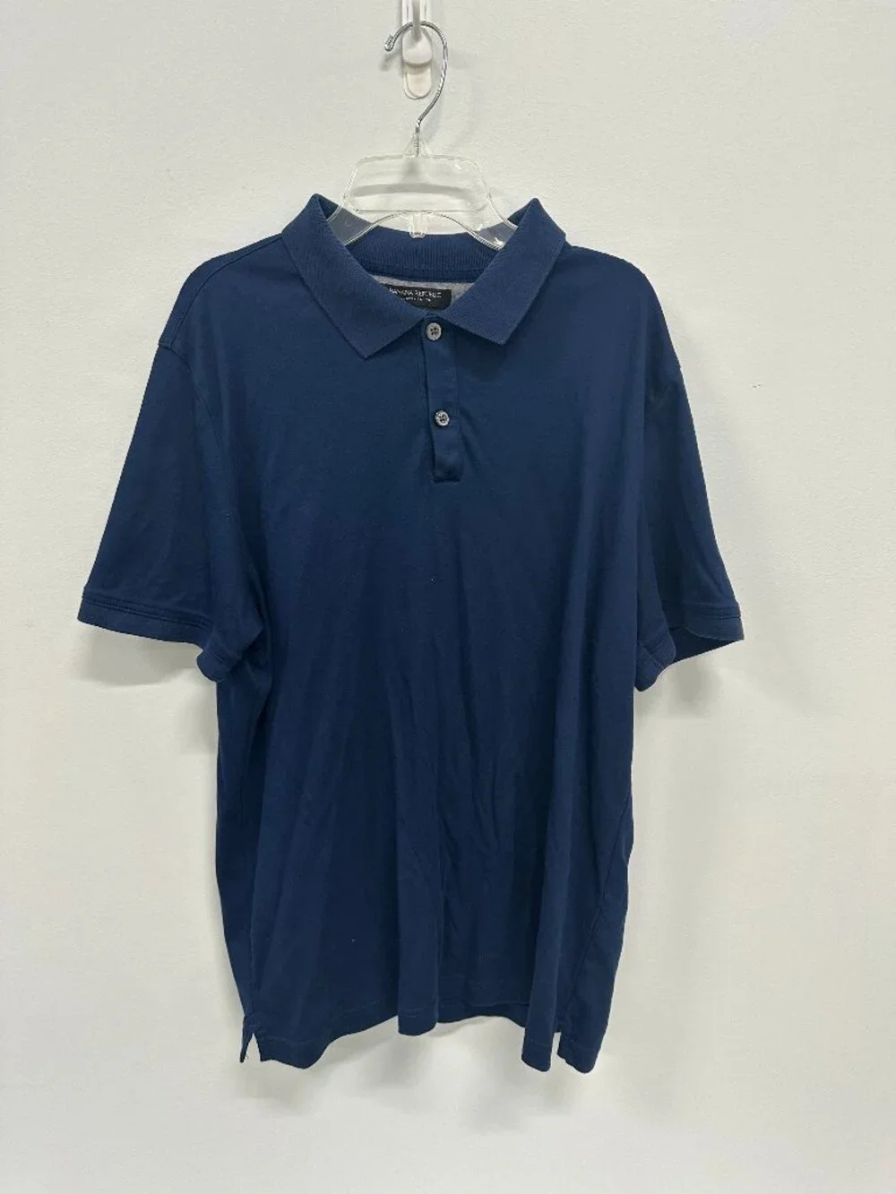 Navy Banana Republic Luxury Touch Polo